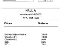Vente appartement 3 pièces Vente appartement 3 pièces