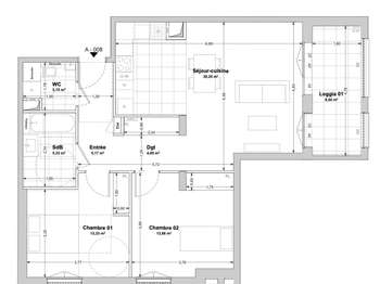 Vente appartement 3 pièces