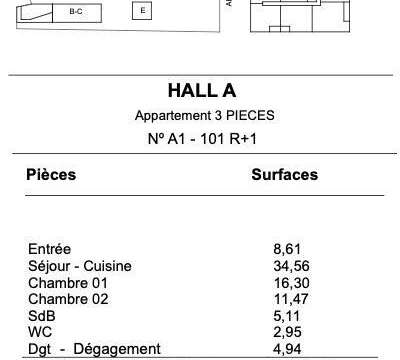 Vente appartement 3 pièces Vente appartement 3 pièces