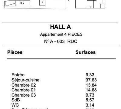 Vente appartement 4 pièces Vente appartement 4 pièces