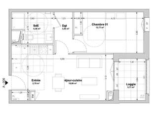 Vente appartement 2 pièces