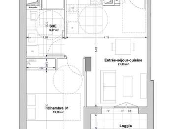 Vente appartement 2 pièces