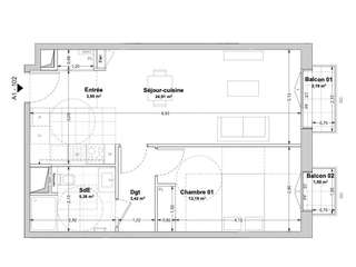 Vente appartement 2 pièces