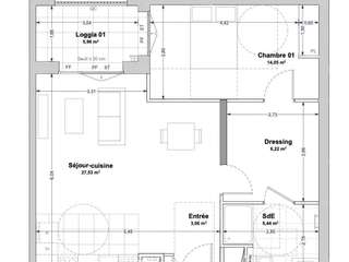 Vente appartement 2 pièces