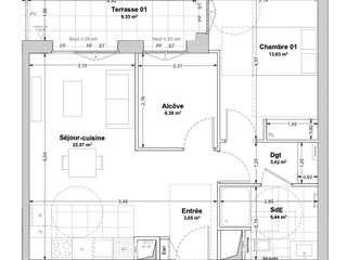 Vente appartement 2 pièces