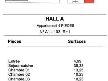 Vente appartement 4 pièces