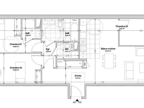 Vente appartement 4 pièces Vente appartement 4 pièces