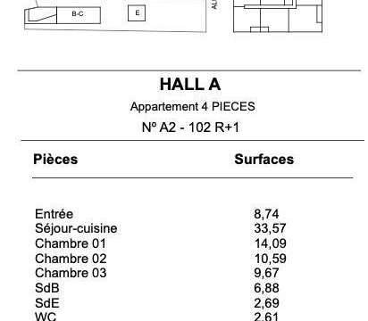 Vente appartement 4 pièces Vente appartement 4 pièces