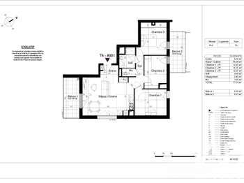 Vente Appartement 4 piècesLa Rochelle