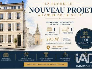 Vente Appartement 2 piècesLa Rochelle