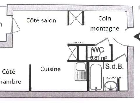 Vente appartement 1 pièce