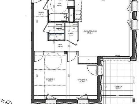 Vente appartement 3 pièces Vente appartement 3 pièces