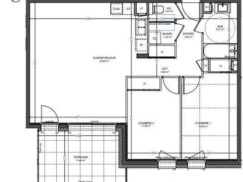 Vente appartement 3 pièces