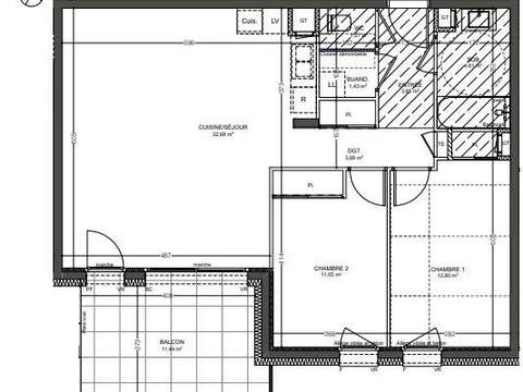 Vente appartement 3 pièces