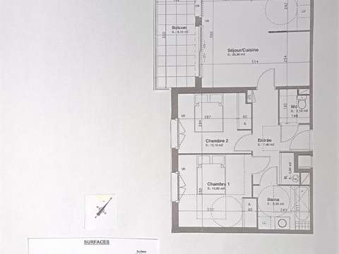 Vente appartement 3 pièces Lanester Notre Dame Du Pont 56