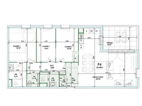 Vente appartement 4 pièces Vente appartement 4 pièces