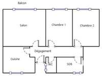 Vente appartement 3 pièces Vente appartement 3 pièces