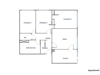 Vente appartement 4 pièces