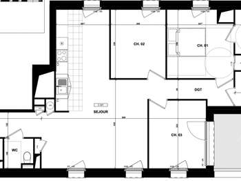Vente appartement 4 pièces