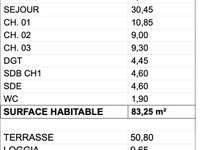 Vente appartement 4 pièces