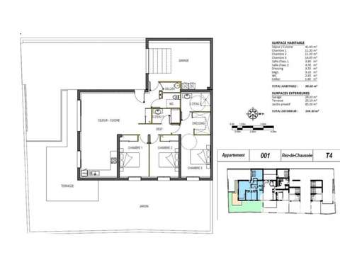 Vente appartement 4 pièces