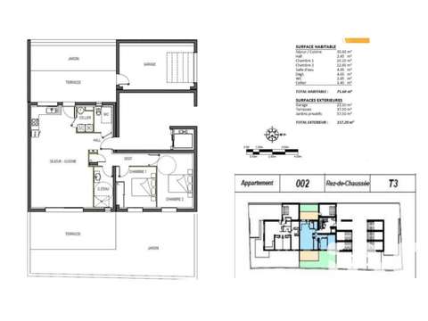 Vente appartement 3 pièces