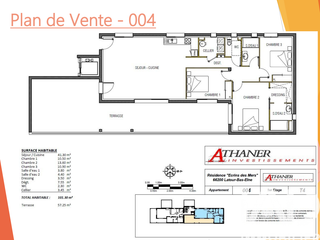 Vente appartement 4 pièces