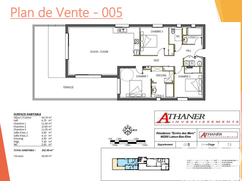 Vente appartement 4 pièces