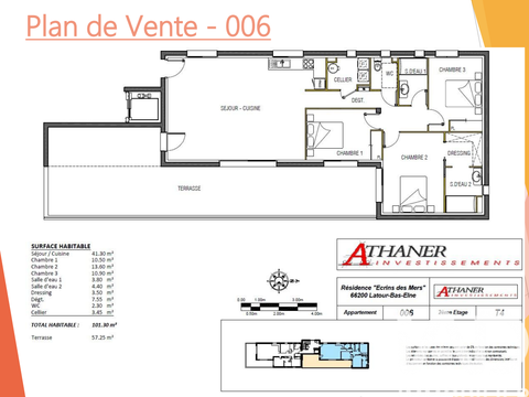 Vente appartement 4 pièces