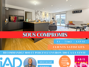 Vente Appartement 3 piècesLaval