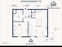 Vente appartement 2 pièces