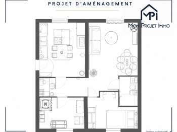 Vente Appartement 3 piècesLaval Avesnières