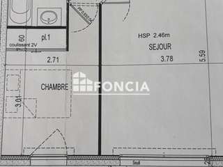 Vente appartement 2 pièces