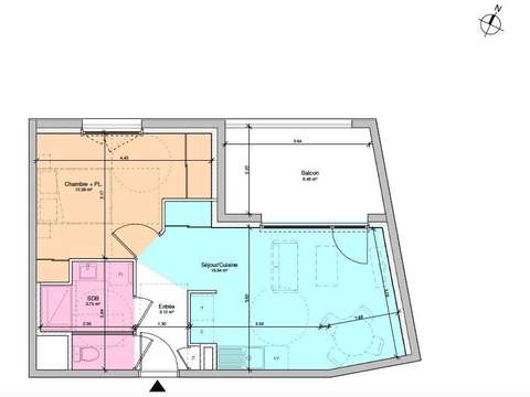 Vente appartement 2 pièces
