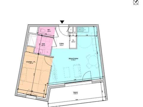 Vente appartement 2 pièces