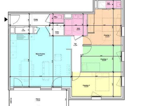 Vente appartement 4 pièces