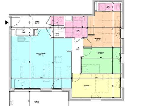 Vente appartement 4 pièces