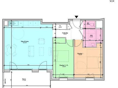Vente appartement 3 pièces