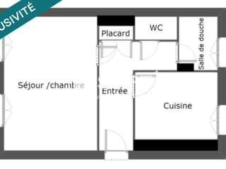 Vente appartement 2 pièces Vente appartement 2 pièces