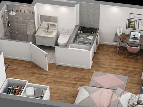 Vente Studio 1 pièce