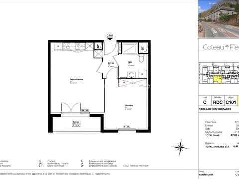 Vente appartement 2 pièces