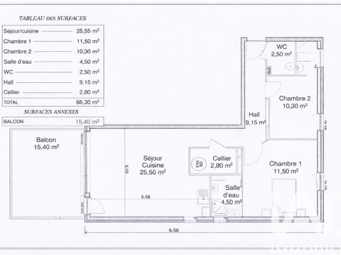Vente appartement 3 pièces