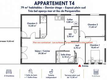 Vente appartement 4 pièces Vente appartement 4 pièces