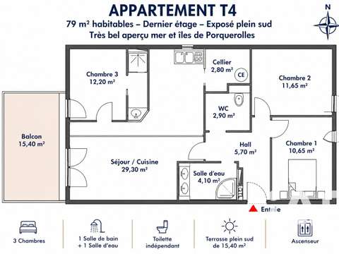 Vente appartement 4 pièces Vente appartement 4 pièces