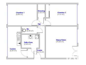 Vente Appartement 3 piècesLe Mans