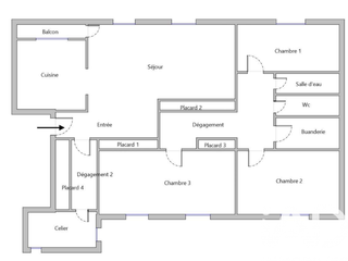 Vente appartement 4 pièces