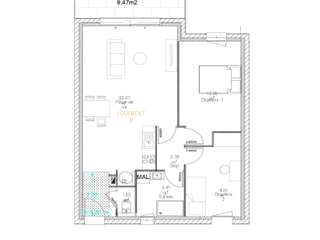 Vente appartement 3 pièces