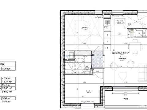 Vente appartement 3 pièces Vente appartement 3 pièces