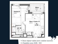 Vente appartement 2 pièces