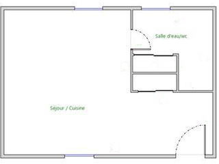 Vente Studio 1 pièce